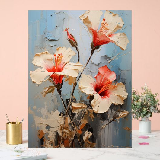 Toad Lily - Impasto Floral Acryl Bord (Huwelijk)