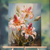 Toad Lily - Impasto Floral Acryl Bord (Neutraal)
