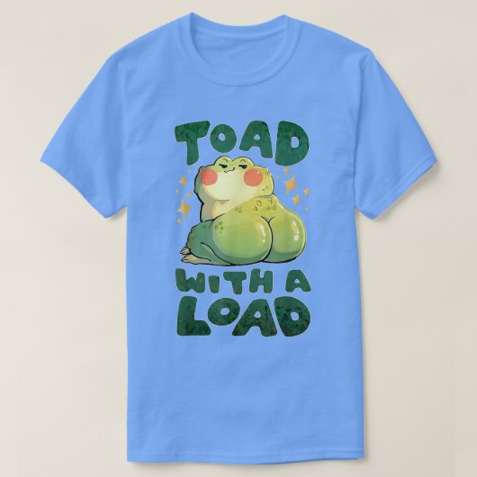 Toad met een grappige ladingstaak t-shirt (Design voorkant)