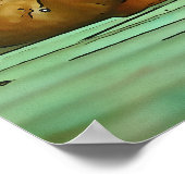 Toad met filosofische schilderingen poster (Hoek)