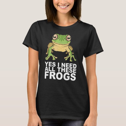 Toad Pet Studie Frog Collector T-shirt (Voorkant)