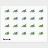 Toad Prince Ronde Sticker (Vel)