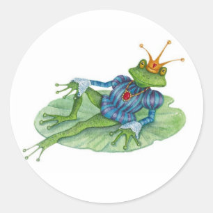 Toad Prince Ronde Sticker