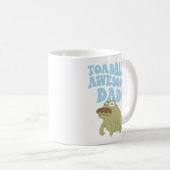 Toad Pun Toadally Geweldige Pa Funny mok koffie (Voorkant rechts)
