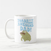 Toad Pun Toadally Geweldige Pa Funny mok koffie (Links)
