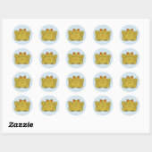 Toad Ronde Sticker (Vel)
