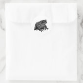 Toad Ronde Sticker (Tas)