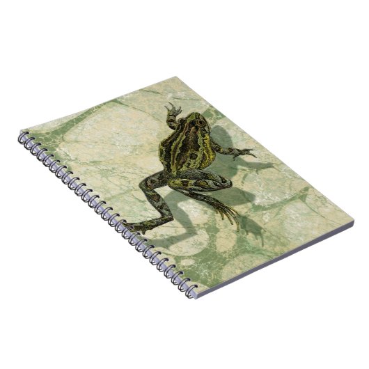 Toad Swinning in het water Notitieboek (Rechterzijde)