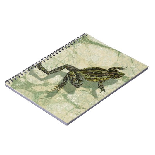 Toad Swinning in het water Notitieboek (Linkerzijde)