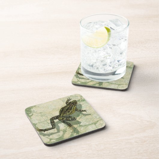 Toad Swinning in het water Onderzetter (Rechterzijde)