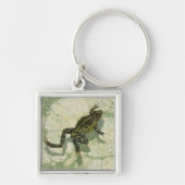 Toad Swinning in het water Sleutelhanger (Voorkant)
