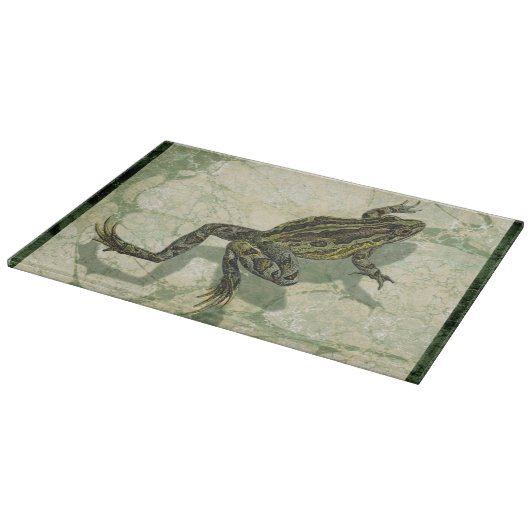 Toad Swinning in het water Snijplank (Hoek)