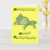 Toad "Toadays" Verjaardag Kaart (Gele Bloem)