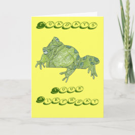 Toad "Toadays" Verjaardag Kaart