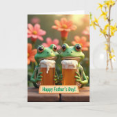 Toad Vaderdag Brouwsel Kaart (Gele Bloem)