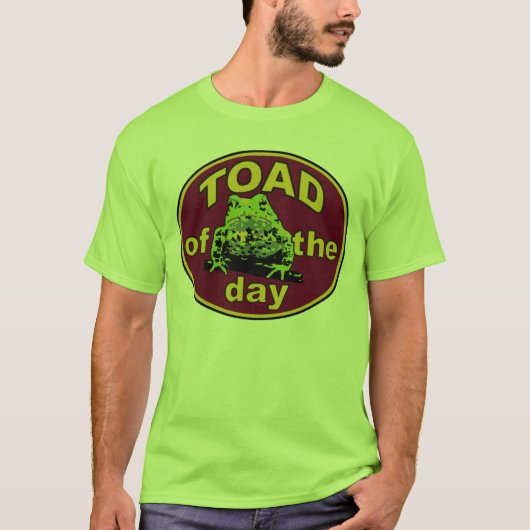 Toad van het T-shirt van de dag (Voorkant)