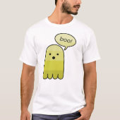 Toad Yellow Boo Ghost Halloween T-shirt (Voorkant)