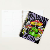 Toadally Cool Kleurrijke bloemen- en kikkertypogra Planner (Display)