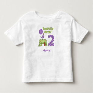 Toadally Cute 2nd Birthday Toddler T-shirt