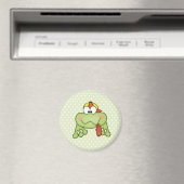 Toadally Cute Boy Frog Magneet (Insitu (Vaatwasser))