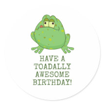 Toadally Geweldige Birthday