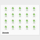 Toadally Geweldige Birthday Ronde Sticker (Vel)