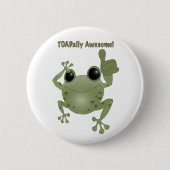 Toadally Geweldige! Ronde Button 5,7 Cm (Voorkant)
