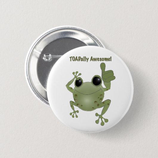 Toadally Geweldige! Ronde Button 5,7 Cm (Voorkant /achterkant)