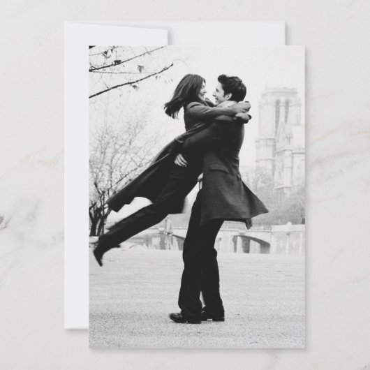 Toadally in Love Frog Rustic Save the Date Kaart (Achterkant)