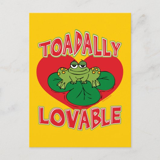 Toadally Lovable Briefkaart (Voorkant)