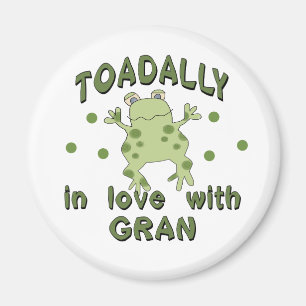 TOADALLY Love Gran Frog Magneet
