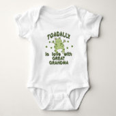 TOADALLY Love Great Grandma Frog Romper (Voorkant)
