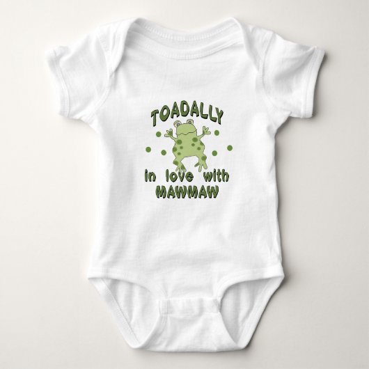 TOADALLY Love MawMaw Frog Romper (Voorkant)