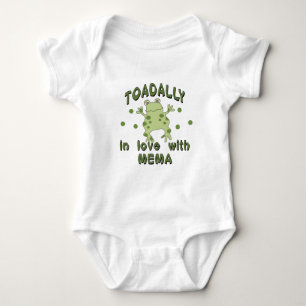 TOADALLY Love Mema Frog Romper