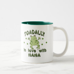 TOADALLY Love Nana Frog Tweekleurige Koffiemok