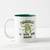 TOADALLY Love Nana Frog Tweekleurige Koffiemok (Links)