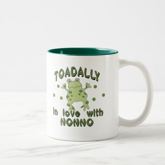 TOADALLY Love Nonno Frog Tweekleurige Koffiemok (Rechts)