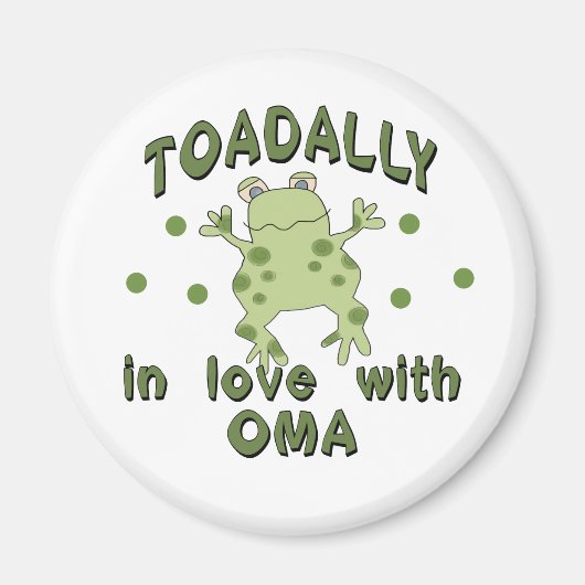 TOADALLY Love Oma Frog Magneet (Voorkant)