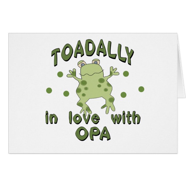TOADALLY Love Opa Frog (Voorkant Horizontaal)