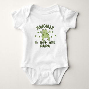 TOADALLY Love Papa Frog Romper
