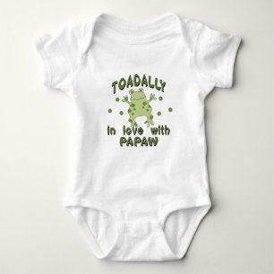 TOADALLY Love Papaw Frog Romper