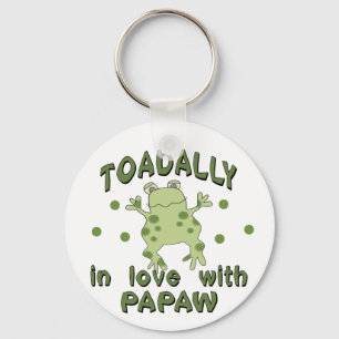 TOADALLY Love Papaw Frog Sleutelhanger