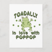 TOADALLY Love PopPop Frog Briefkaart (Voorkant)