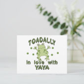 TOADALLY Love YaYa Frog Briefkaart (Staand voorkant)
