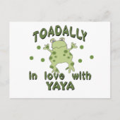 TOADALLY Love YaYa Frog Briefkaart (Voorkant)