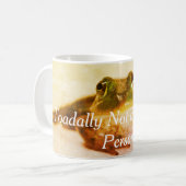 Toadally niet een ochtend persoon leuke koffie koffiemok (Voorkant links)