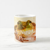 Toadally niet een ochtend persoon leuke koffie koffiemok (Center)