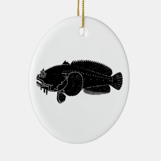 Toadfish - Oyster Toad Keramisch Ornament (Rechts)