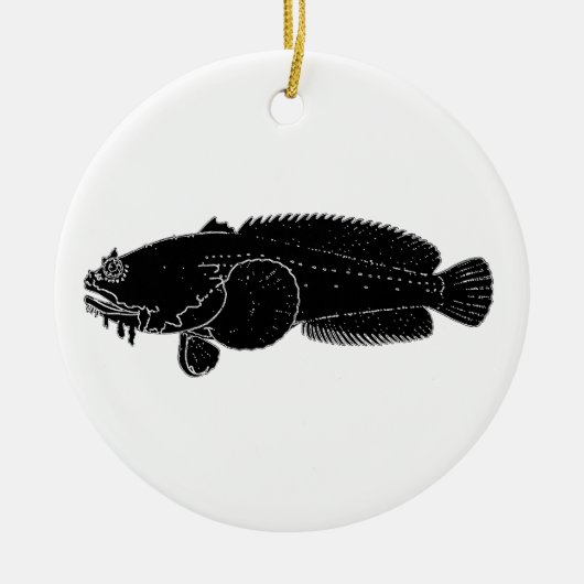 Toadfish - Oyster Toad Keramisch Ornament (Voorkant)