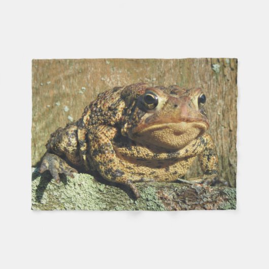 Toadly Geweldige Toad Fleece Blanket (Voorkant (Horizontaal))